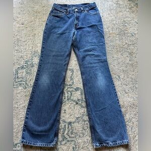 Levi’s Blue 517 Slimfit Bootcut Jeans Jr 9